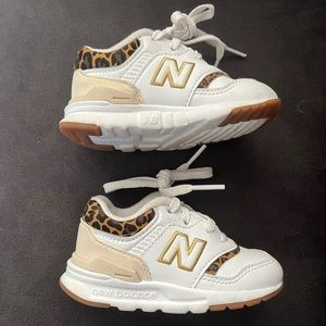 Gently worn New Balance Toddler Girl sneaker